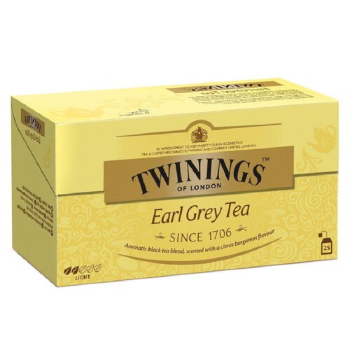 TWININGS Te Earl Grey en bossetes