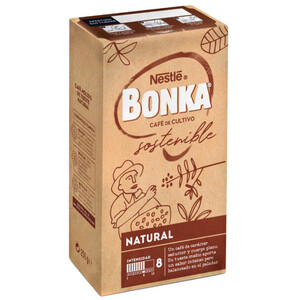 Café molido natural cultivo sostenible Nestlé Bonka 500 g.