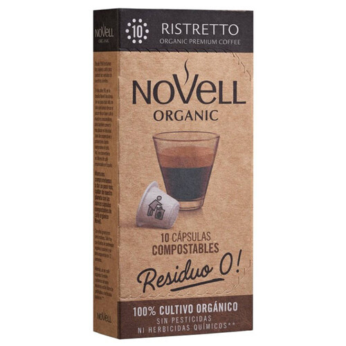 NOVELL Càpsules de cafè Ristretto ecològiques