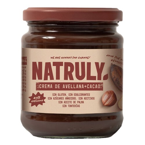 NATRULY Crema d'avellanes i cacau