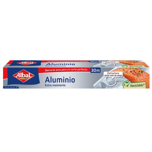 ALBAL Paper d'alumini extra resistent 30 metres