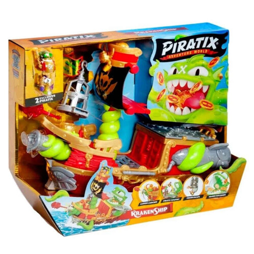 PIRATIX Shark treasure Kraken Ship