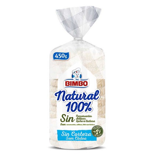 BIMBO Pa de motlle natural 100% sense crosta