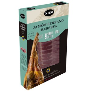 NICO Jamón serrano reserva 9 x 0.08kg