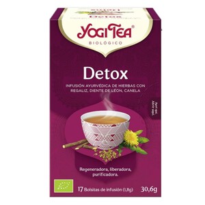 YOGI TEA Infusión Detox 17 por envase