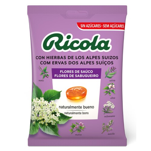 RICOLA Caramels de flors de saüc sense sucre