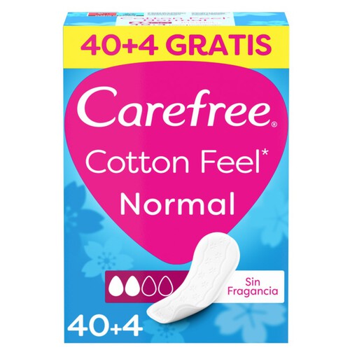 CAREFREE Protector íntim normal Cotton Feel