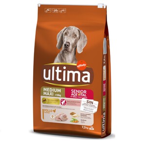 ULTIMA Comida de pollo para perro senior 7.5kg