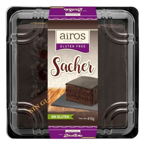 AIROS Tarta Sacher sin gluten 0.41kg