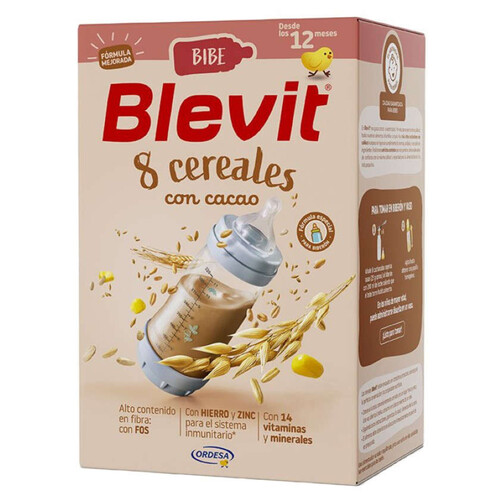 BLEVIT Farinetes de 8 cereals amb cacau Bibe