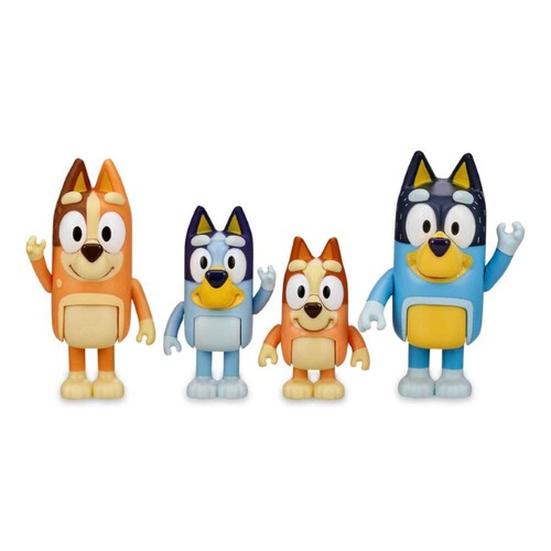 BLUEY Pack 4 figures