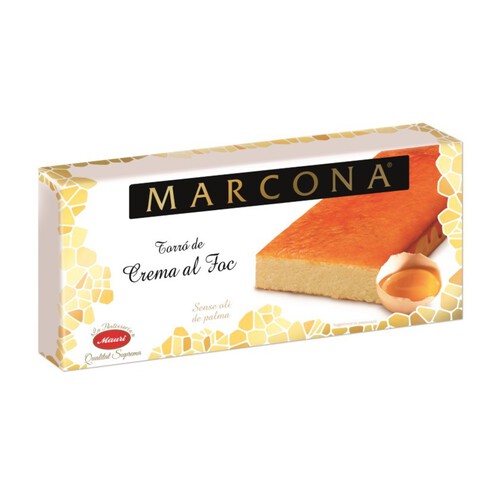 MARCONA Torró de crema al foc