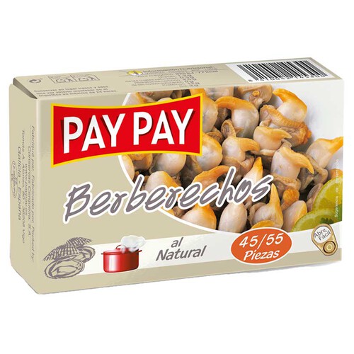 PAY-PAY Escopinyes al natural 45/55