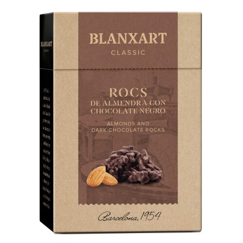 BLANXART Rocs d'ametlla amb xocolata negra