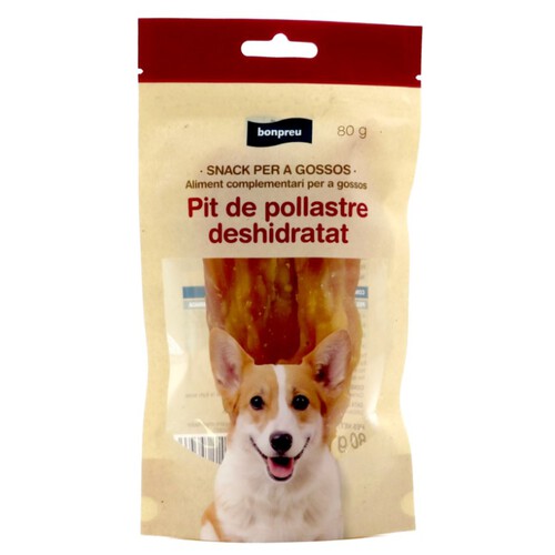 BONPREU Snack de pit de pollastre per a gos