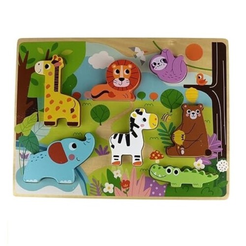 TOOKY TOY Trencaclosques d'animals jungla