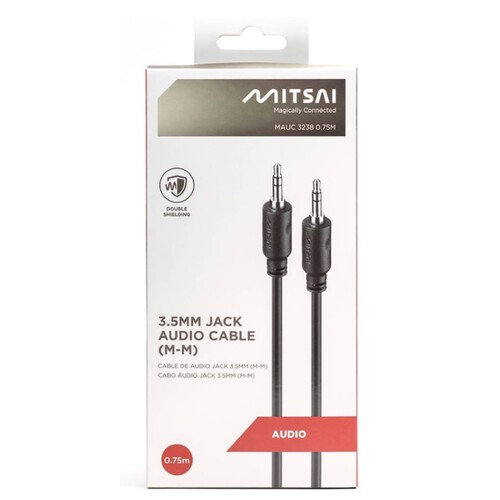 MITSAI Cable d'àudio 3,5 mm M-M