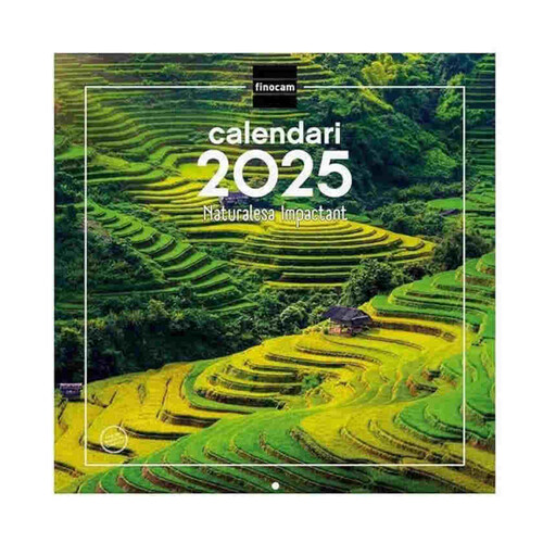 FINOCAM Calendari de paret imatges Natura Mes-Vista CAT 2025