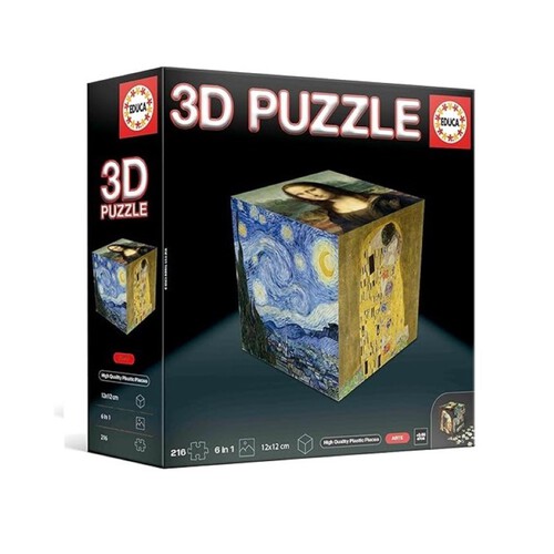 EDUCA Trencaclosques 3D Puzzle Art