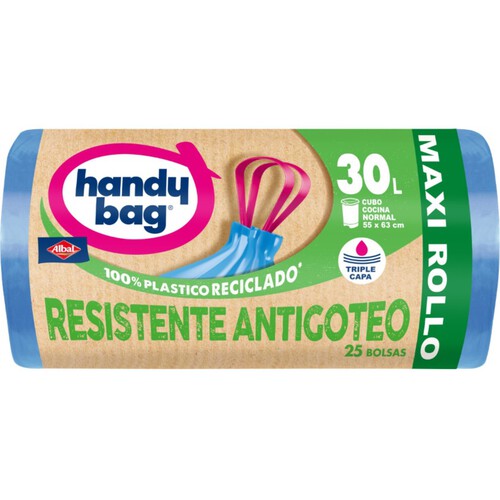 HANDY BAG Bossa escombraries antibacteris 30 L