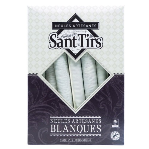 SANT TIRS Neules artesanes amb xocolata blanca