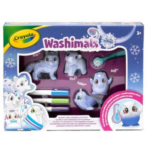 CRAYOLA Joc per pintar Washimals Polar Àrtic