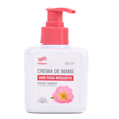 BONPREU Crema de mans amb rosa mosqueta