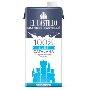 CASTILLO Leche entera UHT en cartón 1L