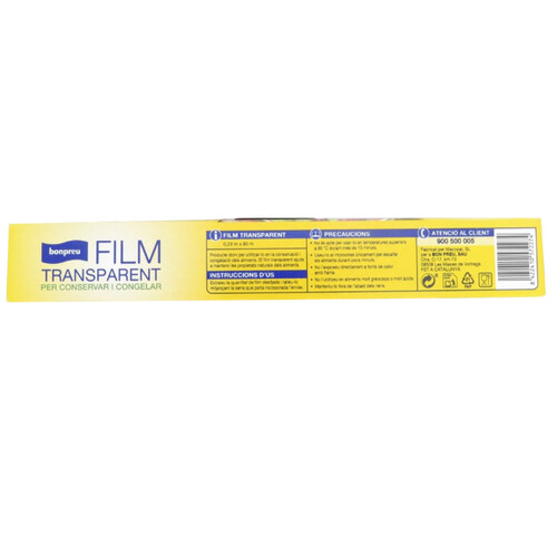 BONPREU Film transparent 80 metres