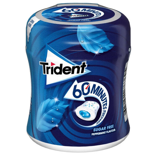 TRIDENT Xiclets de menta sense sucre