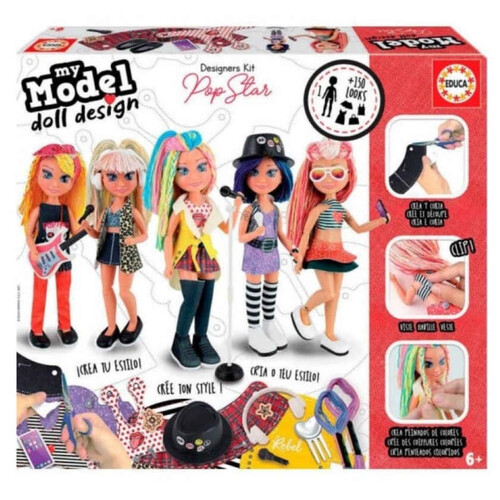 EDUCA My model doll design pop star