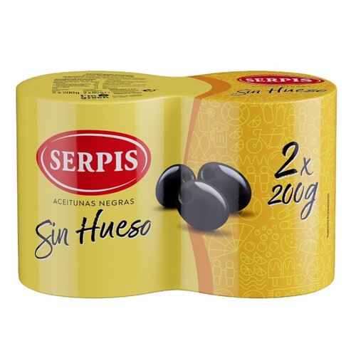 SERPIS Olives negres sense pinyol