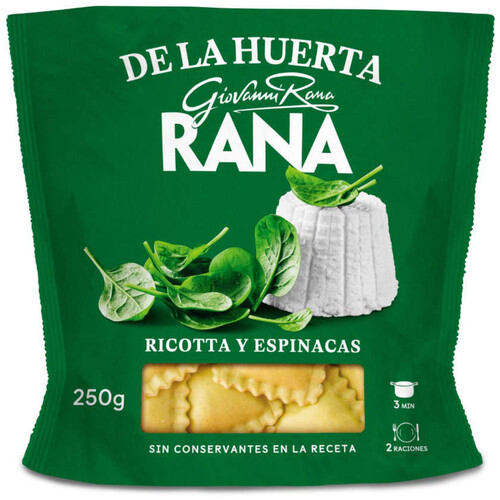 RANA Raviolis  de ricotta i espinacs