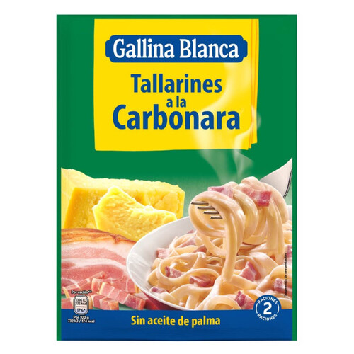 GALLINA BLANCA Tallarines a la carbonara