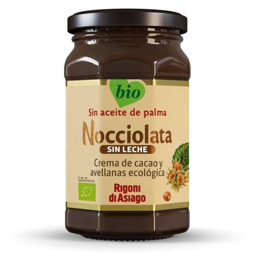 NOCCIOLATA Crema de cacau i avellanes ecològica sense llet