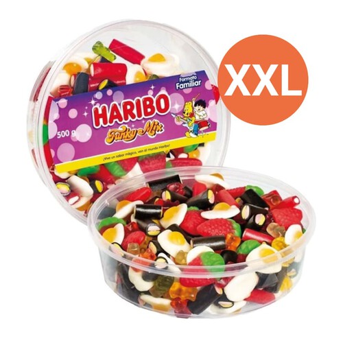 HARIBO Caramels de goma Funky Mix en envàs XXL