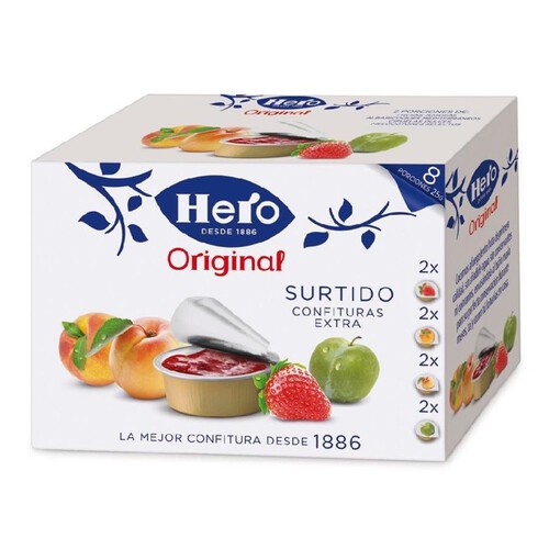 HERO Assortit de confitures extra mini