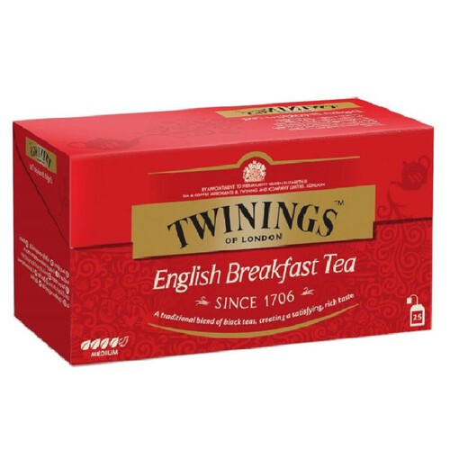 TWININGS Te English Breakfast en bossetes