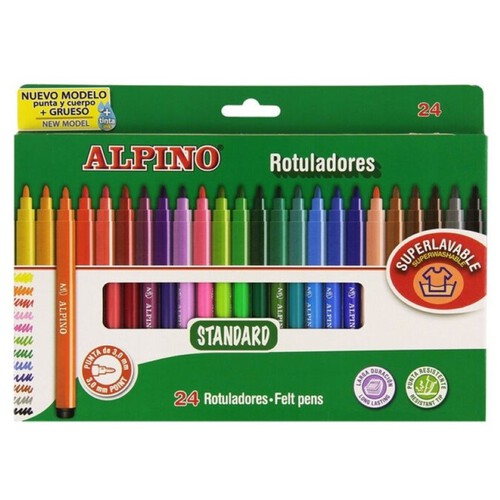 ALPINO Retoladors de colors Standard