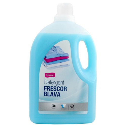 BONPREU Detergent líquid frescor blava de 46 dosis