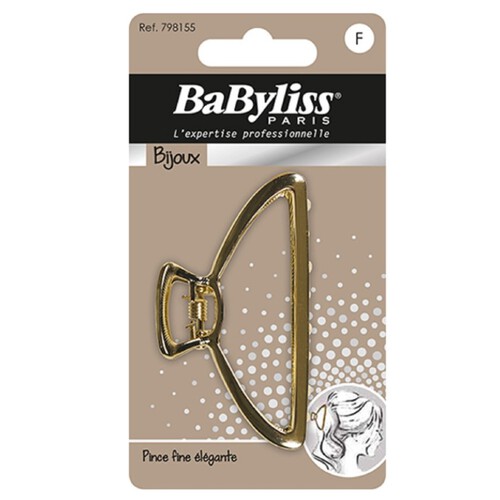 BABYLISS Pinça per als cabells daurada