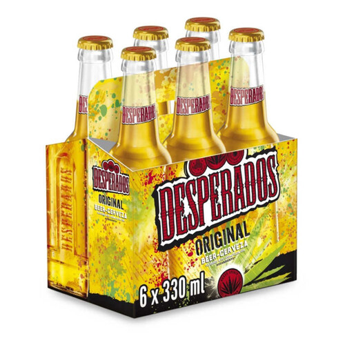 DESPERADOS Cervesa amb aiguardent 6x33 cl en ampolla