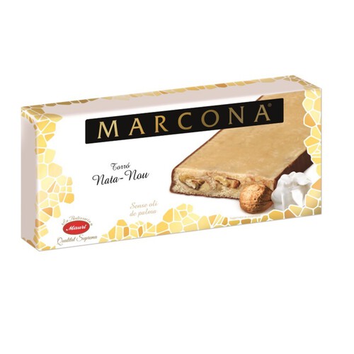 MARCONA Torró de nata i  nous