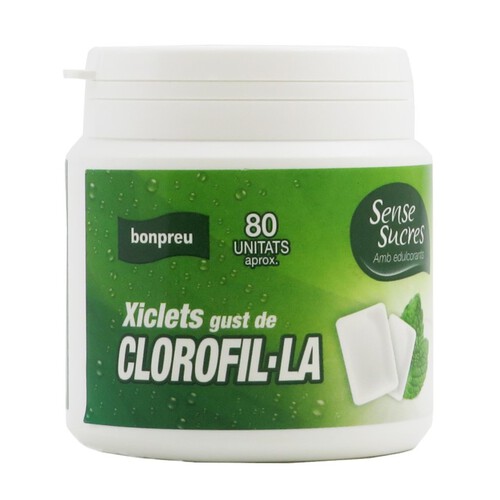 BONPREU Xiclets gust de  clorofil·la