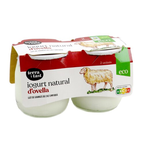 TERRA I TAST Iogurt natural d'ovella ecològic