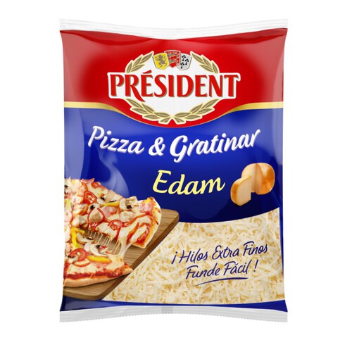 PRÉSIDENT Formatge Edam ratllat