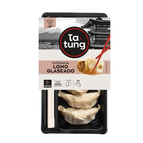 TA-TUNG Dim sum Gyoza de llom glasejat vapor