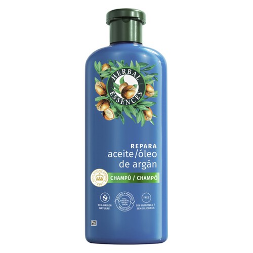 HERBAL ESSENCES Xampú reparador amb oli d'Argán