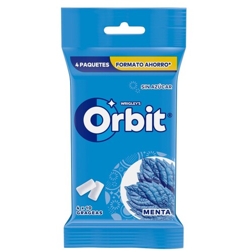 ORBIT Xiclets de menta sense sucre