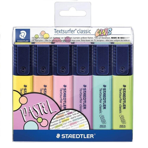 STAEDTLER Marcador fluorescent colors pastel